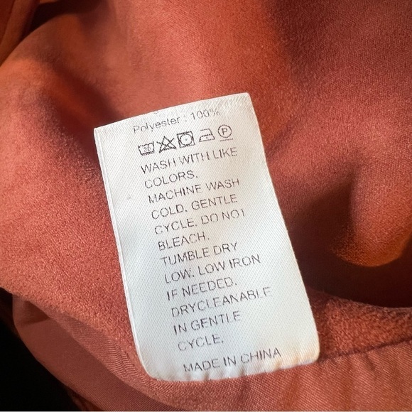 MOTF Embellished Western Mauve Silver Vest Medium Faux Suede Festival Southwest - Picture 9 of 10